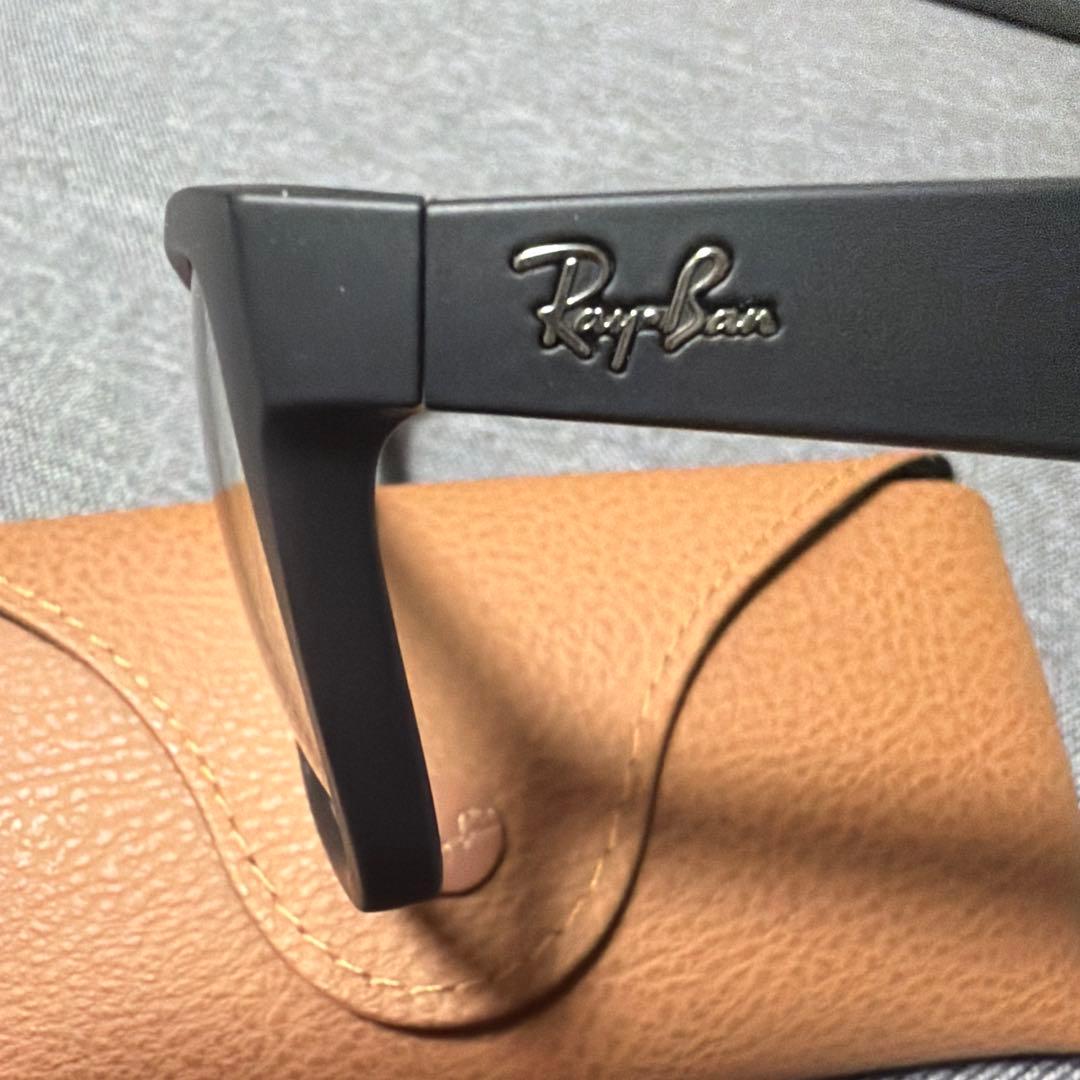 Ray-Ban ブラックフレーム クリアレンズ眼鏡