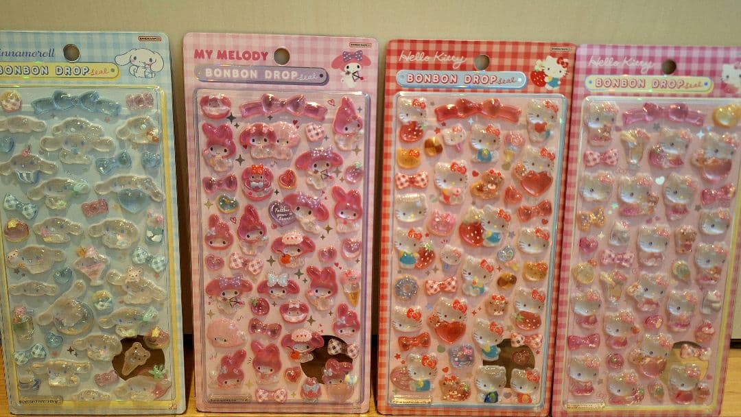 【国内正規品】ボンボンドロップシール サンリオ 第2弾 全8種コンプリートset