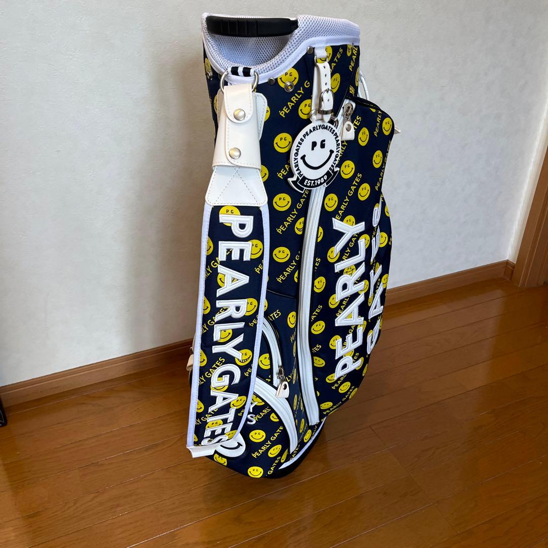 【超美品】パーリーゲイツ PEARLY GATES キャディバッグ　フード付き