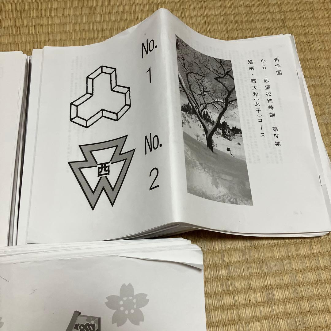 小6 洛南中 西大和中 志望校別特訓 3科目