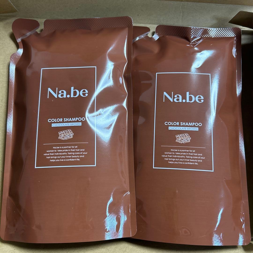 Na.be COLOR SHAMPOO チョコブラウン300ml