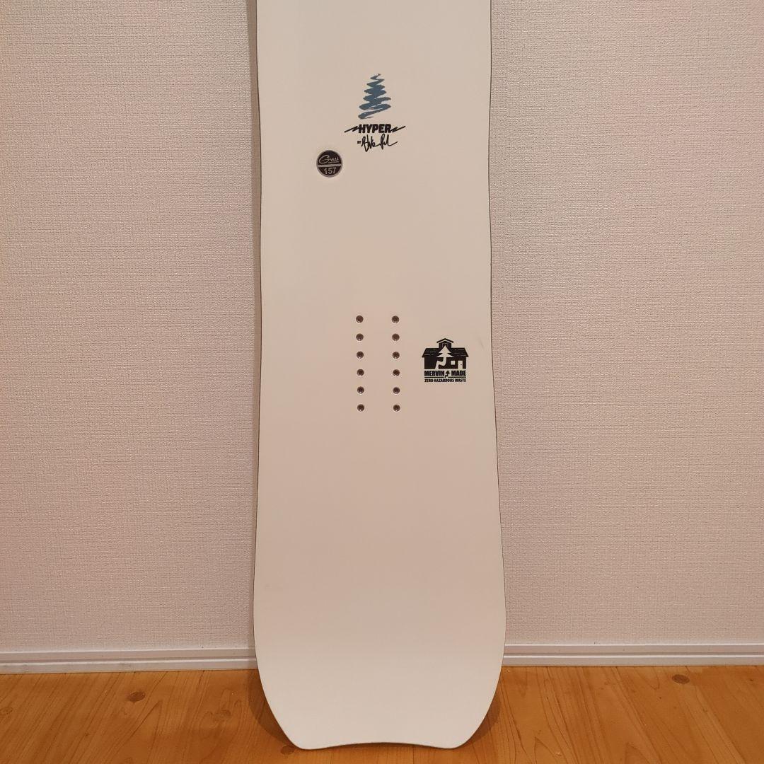 グヌーハイパーGNUHYPER157WAX済スノボ板スノーボードソールカバー付