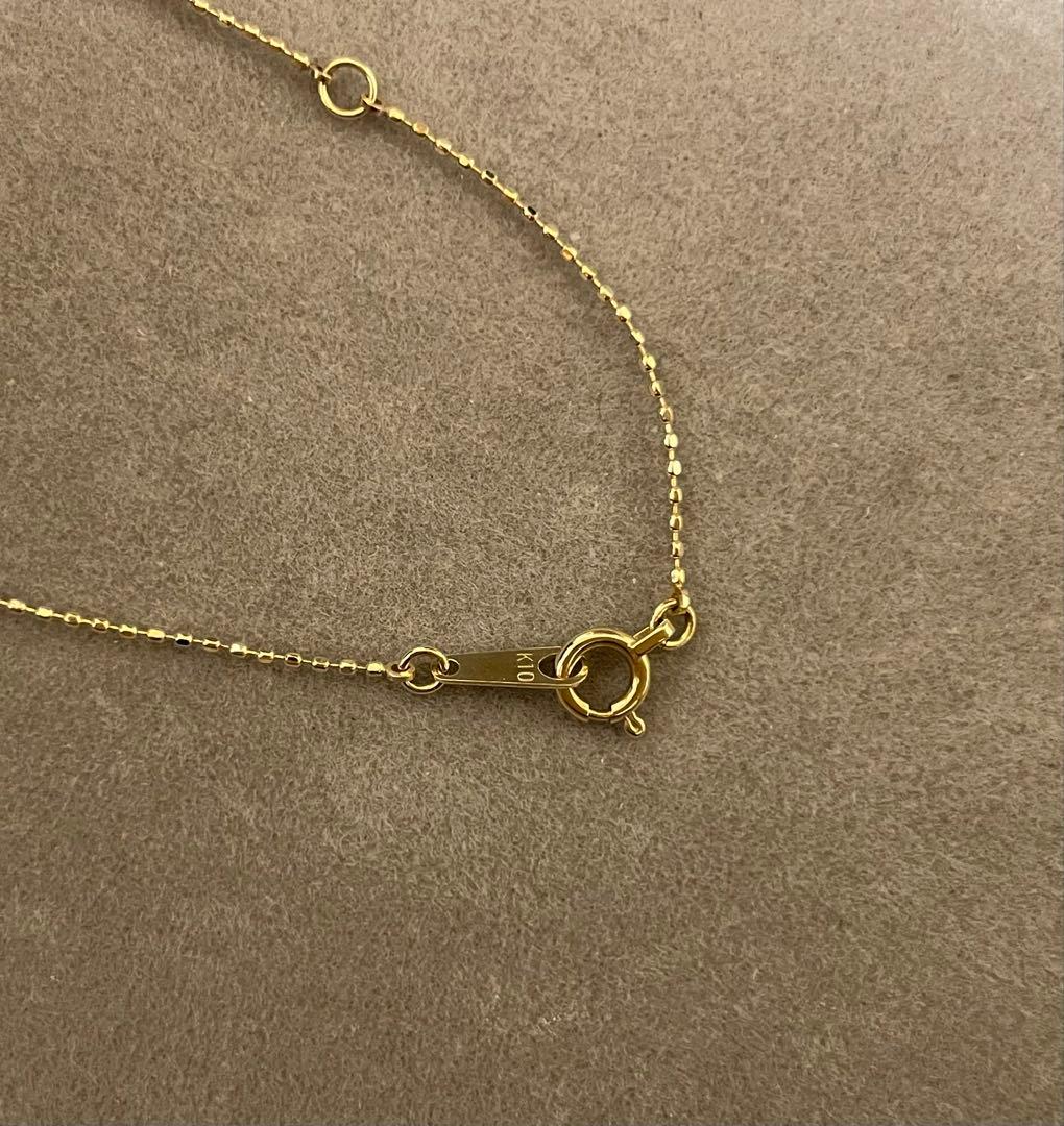 【新品】ツツミ　TSUTSUMI 10金 K10YG ペリドット　ネックレス