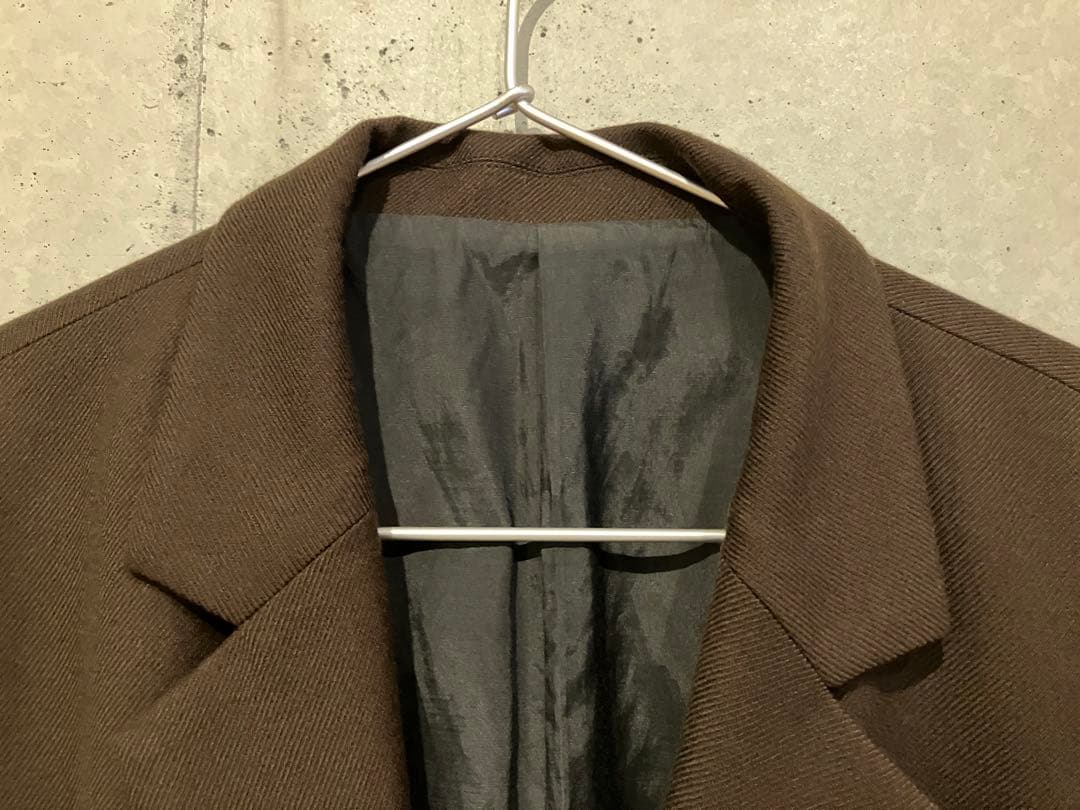 WIRROW BOTANY WOOL SOFT JACKET ダークブラウン 2