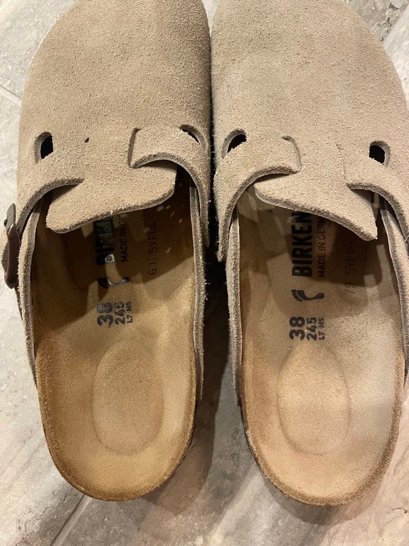 BIRKENSTOCK スエード ボストン 38