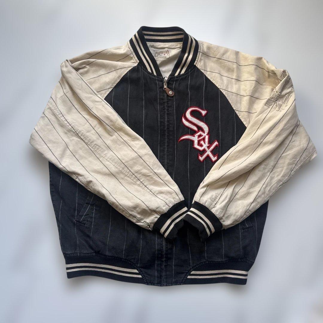 white sox ヴィンテージ　リバーシブルジャケット