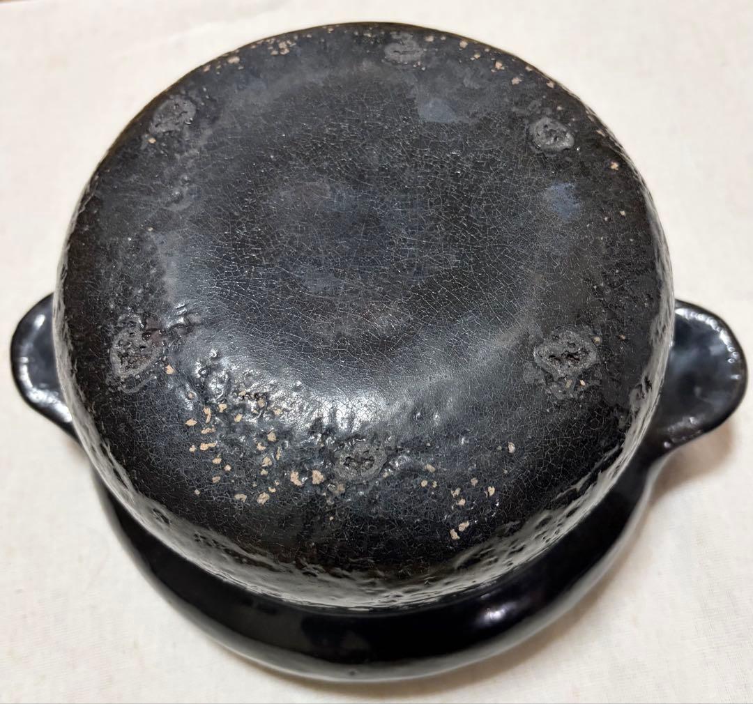 値下げです！　雲井窯　炊飯　土鍋　黒