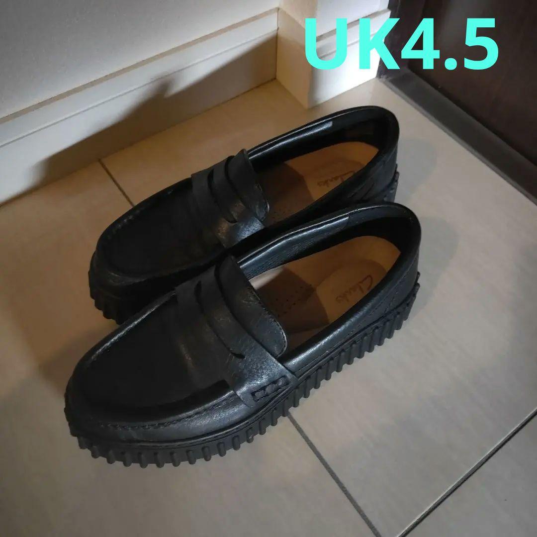 Clarks ブラック ローファー　トーヒルペニー　UK4.5