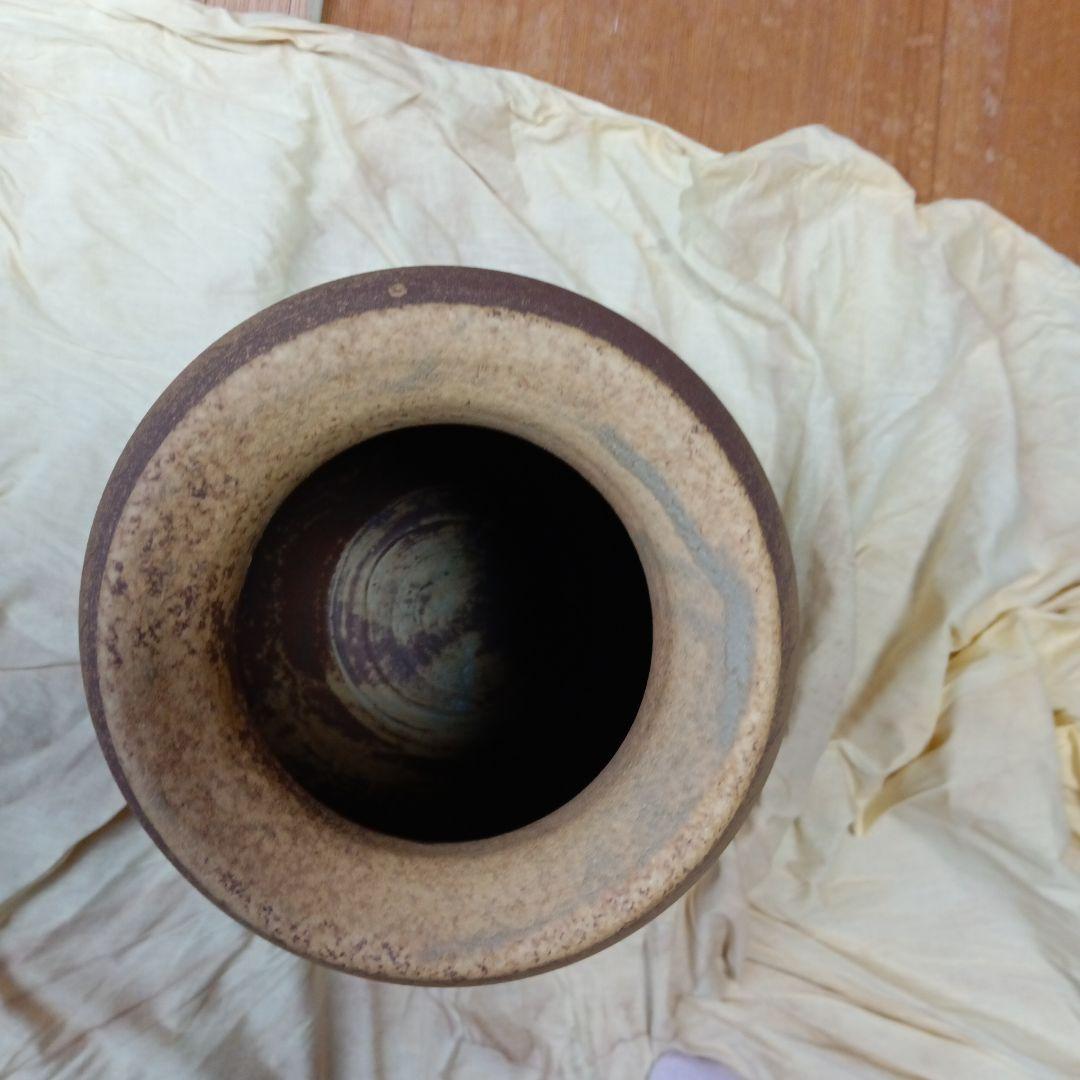 萩窯 野坂康起 陶器壺 直接購入品 50万円 発送たのめる便
