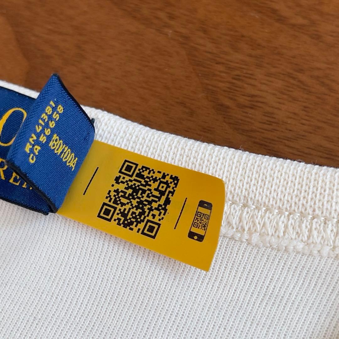 【美品/現行QRタグ】ポロラルフローレン ビッグポニー スウェット L ホワイト