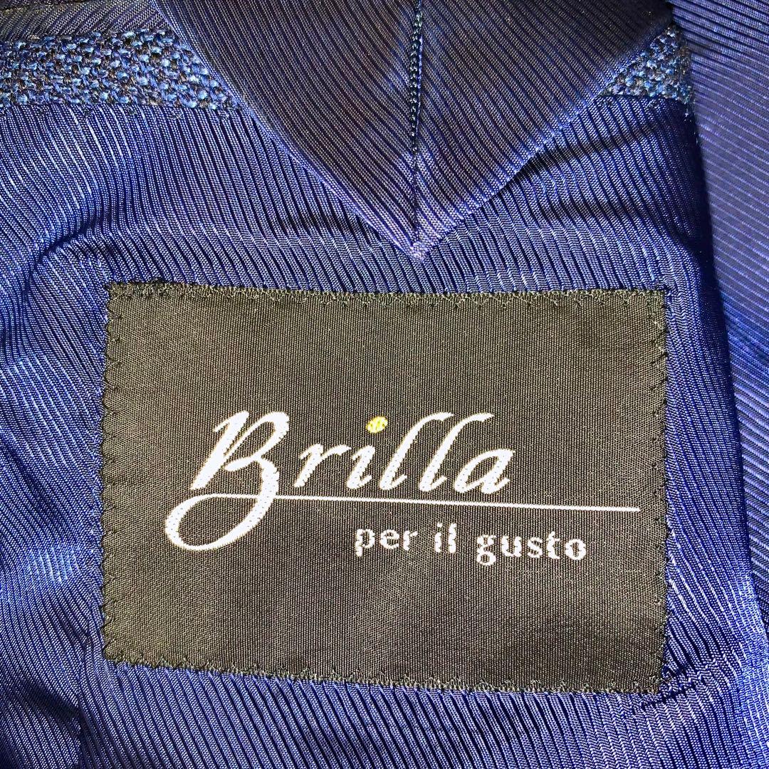 美品 ブリッラペルイルグスト ジャケット 四者混 ウール モヘヤ 絹 カシミヤ