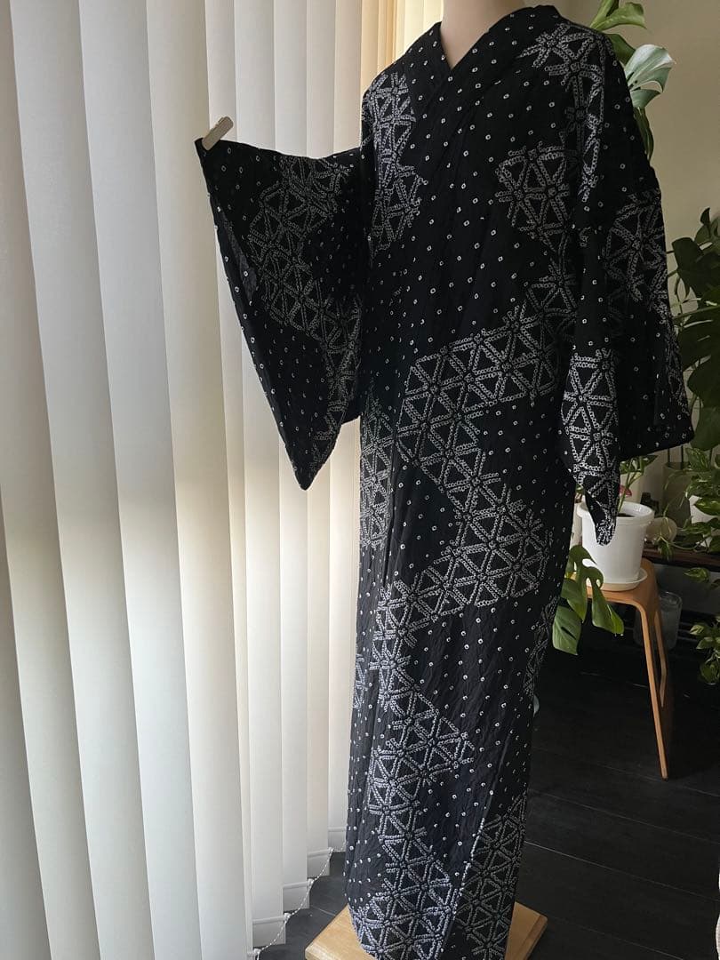 絞り浴衣✴︎雪印