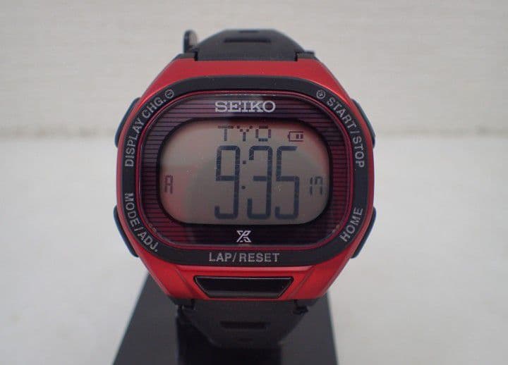 SEIKO PROSPEX 　スーパーランナーズ　 レッド/ブラック
