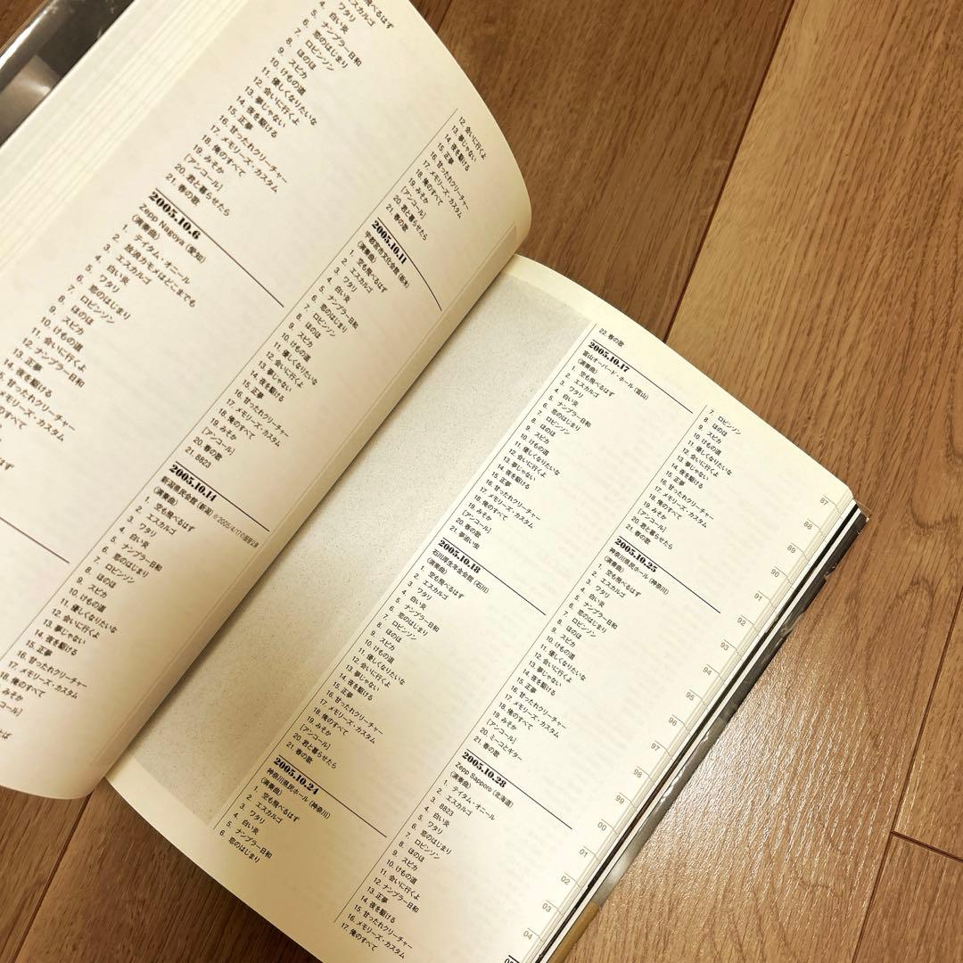 スピッツ オフィシャルデータブック