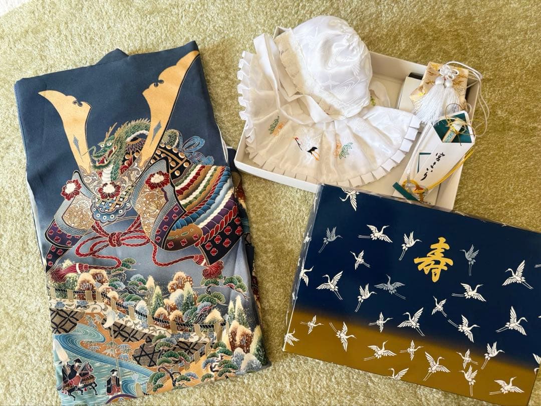 お宮参り　産着　フードセット