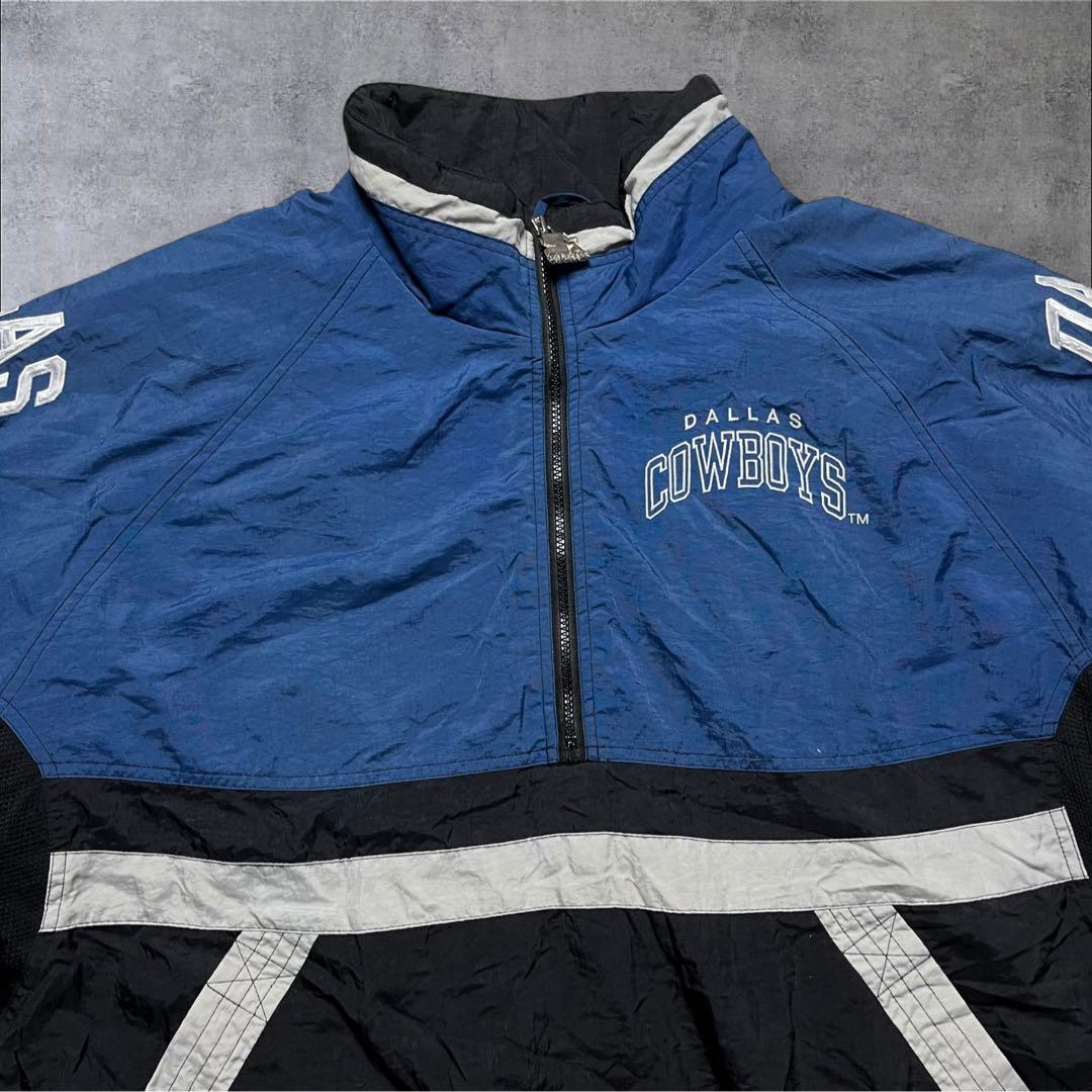 90s STARTER NFL カウボーイズ 中綿 ハーフジップジャケット