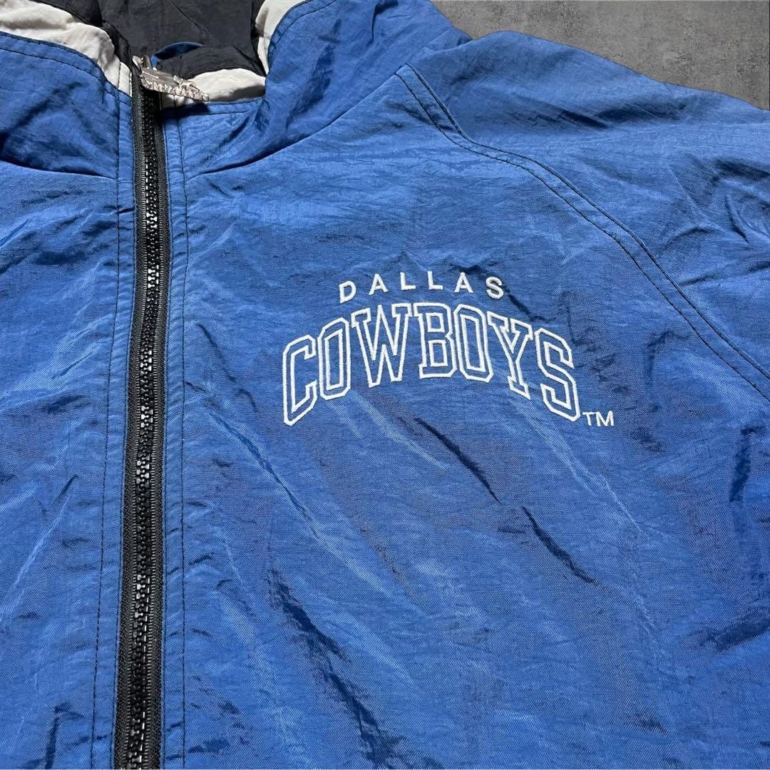 90s STARTER NFL カウボーイズ 中綿 ハーフジップジャケット