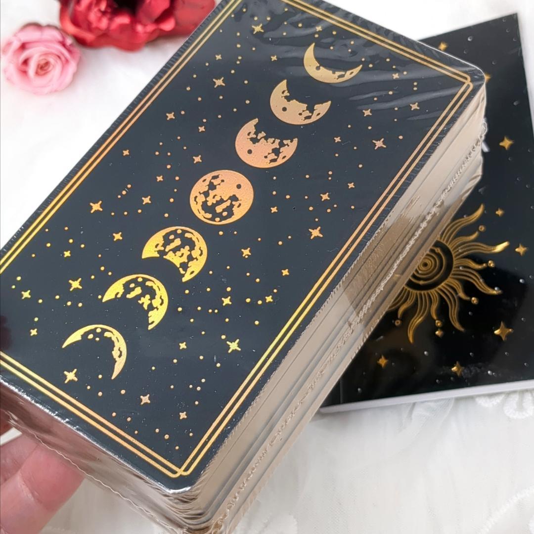 【正規品タロットカード】キラキラ輝くレインボーゴールド箔押し✨ミスティカルデッキ