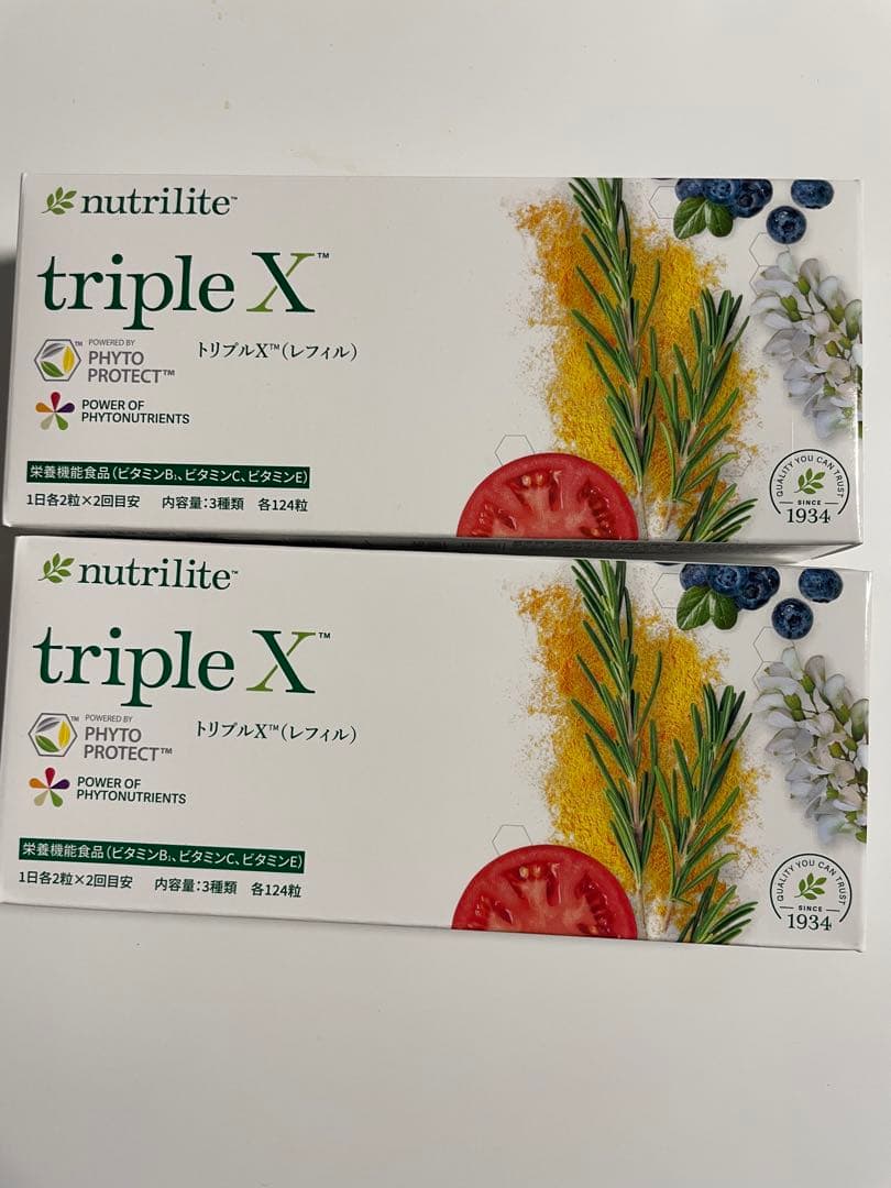 amway ニュートリライト トリプルX レフィル 2セット アムウェイ