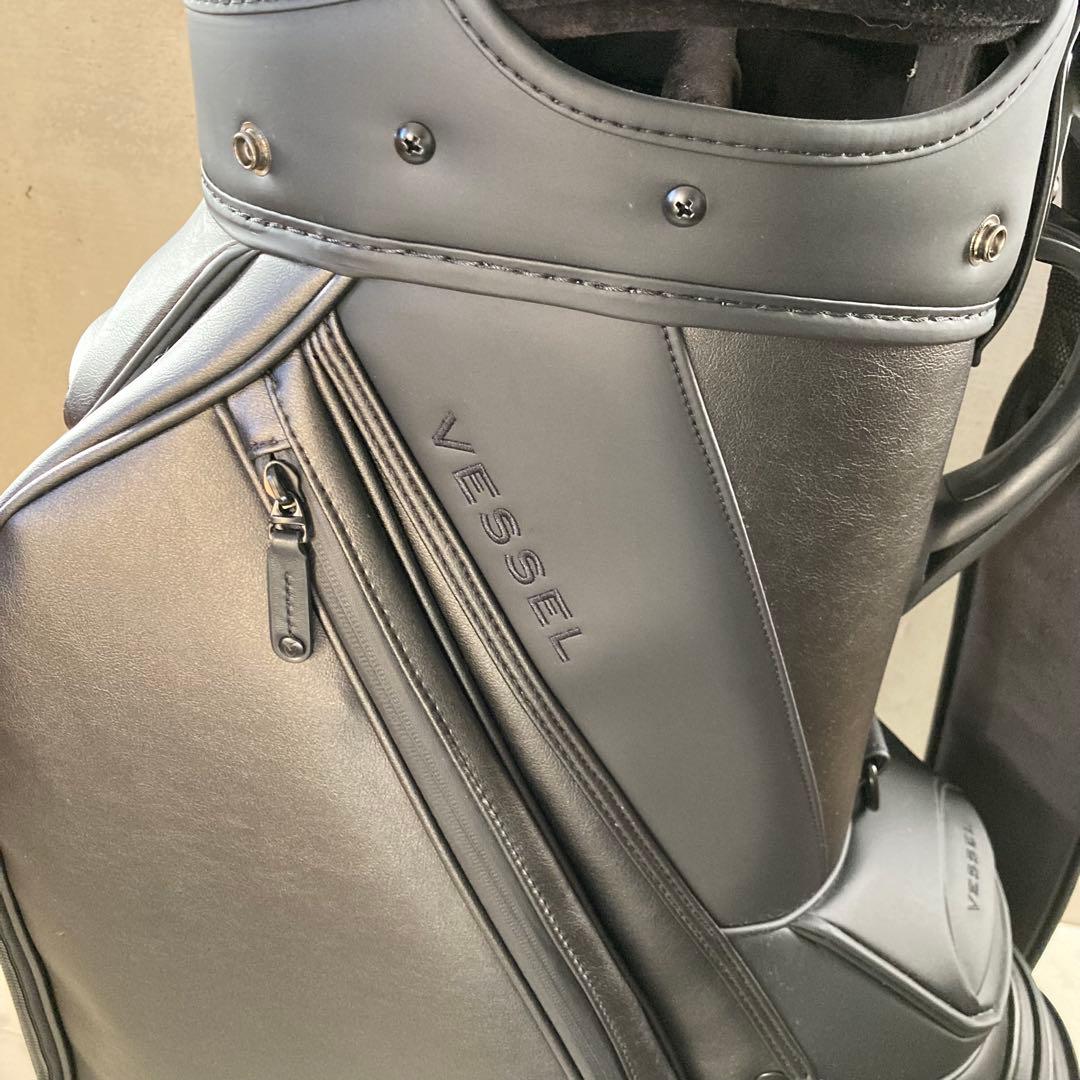 ⛳️新品並 VESSEL PRIME Staff ベゼル キャディバッグ 黒