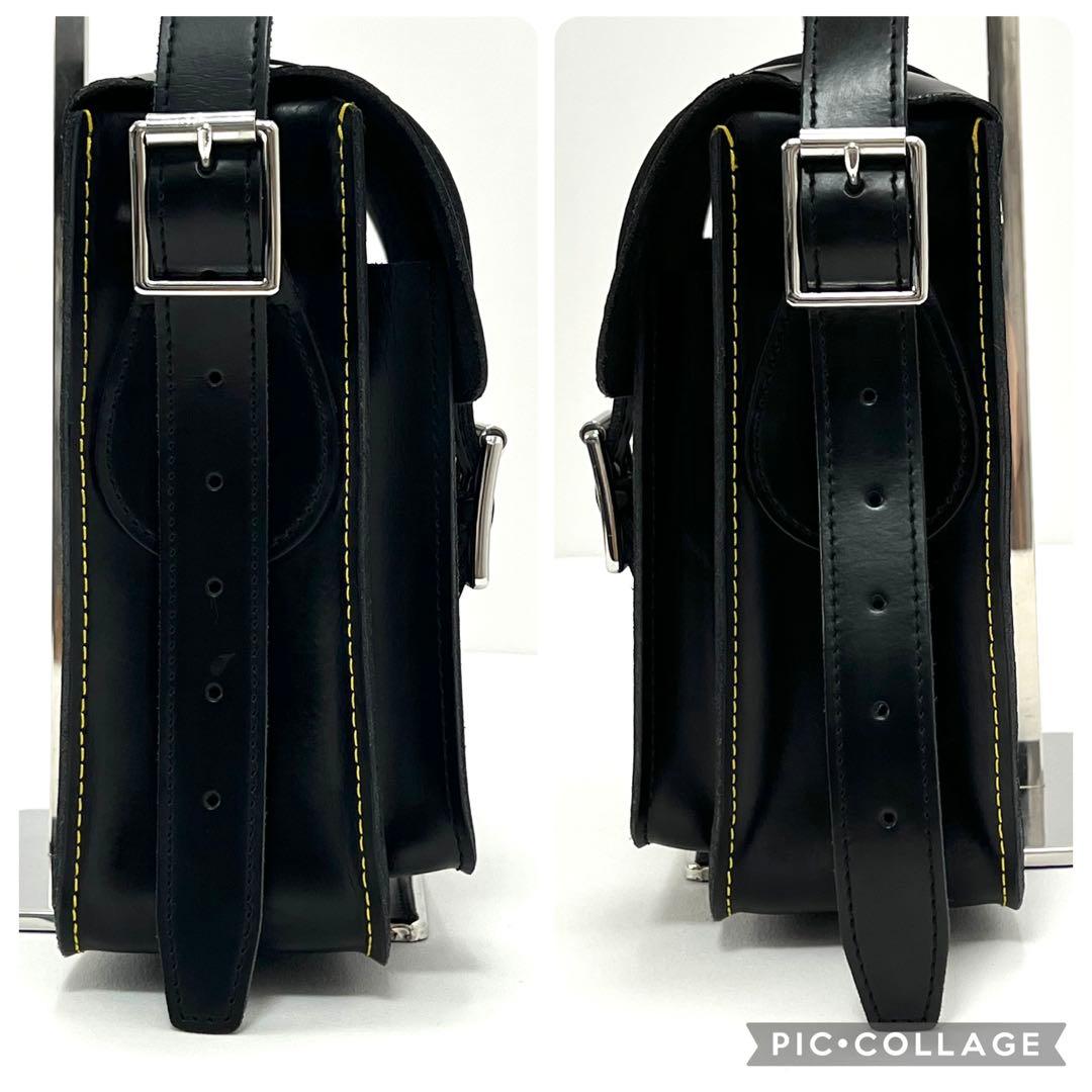 ドクターマーチン　ショルダーバッグ　レザー　サッチェルバッグ　クロスボディ