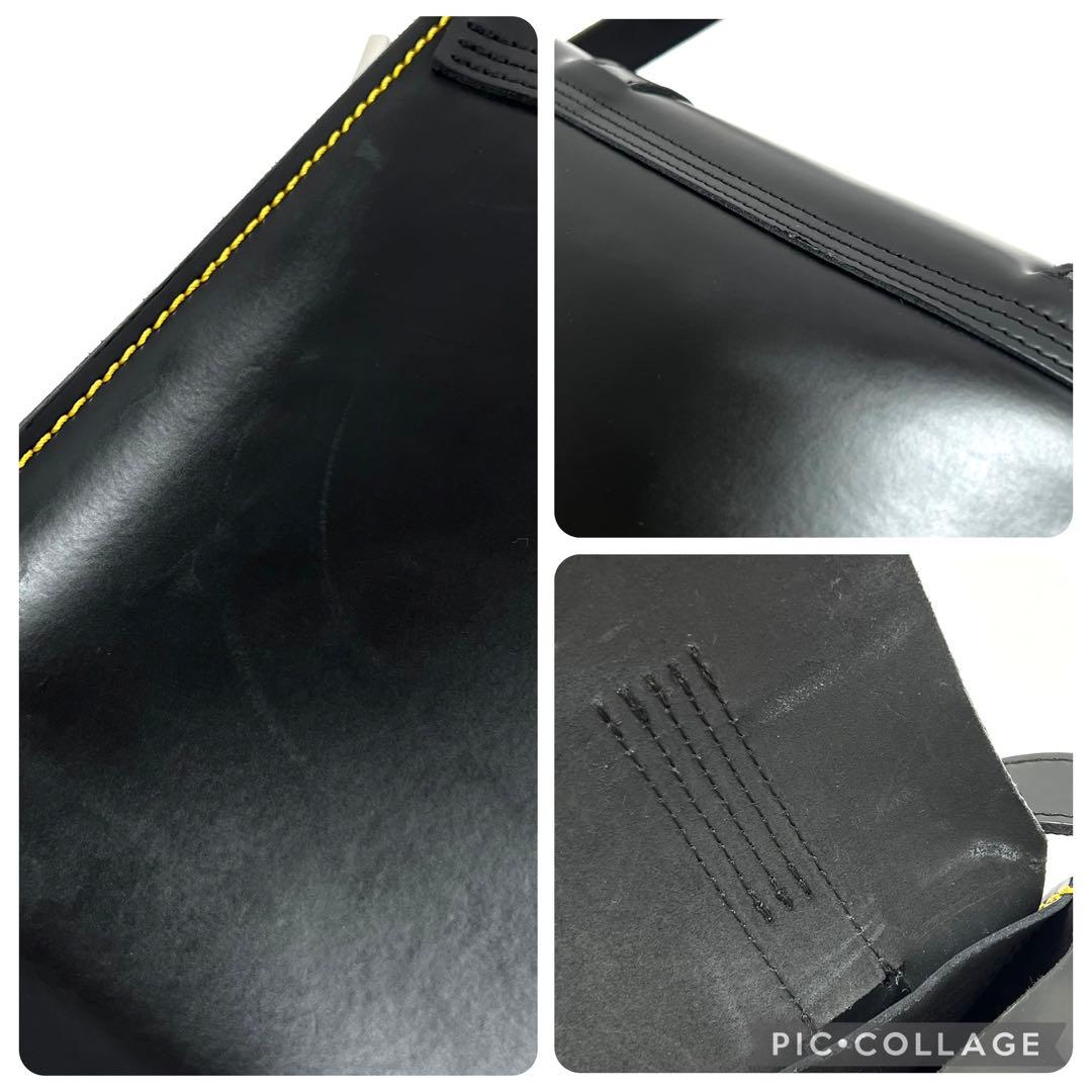 ドクターマーチン　ショルダーバッグ　レザー　サッチェルバッグ　クロスボディ