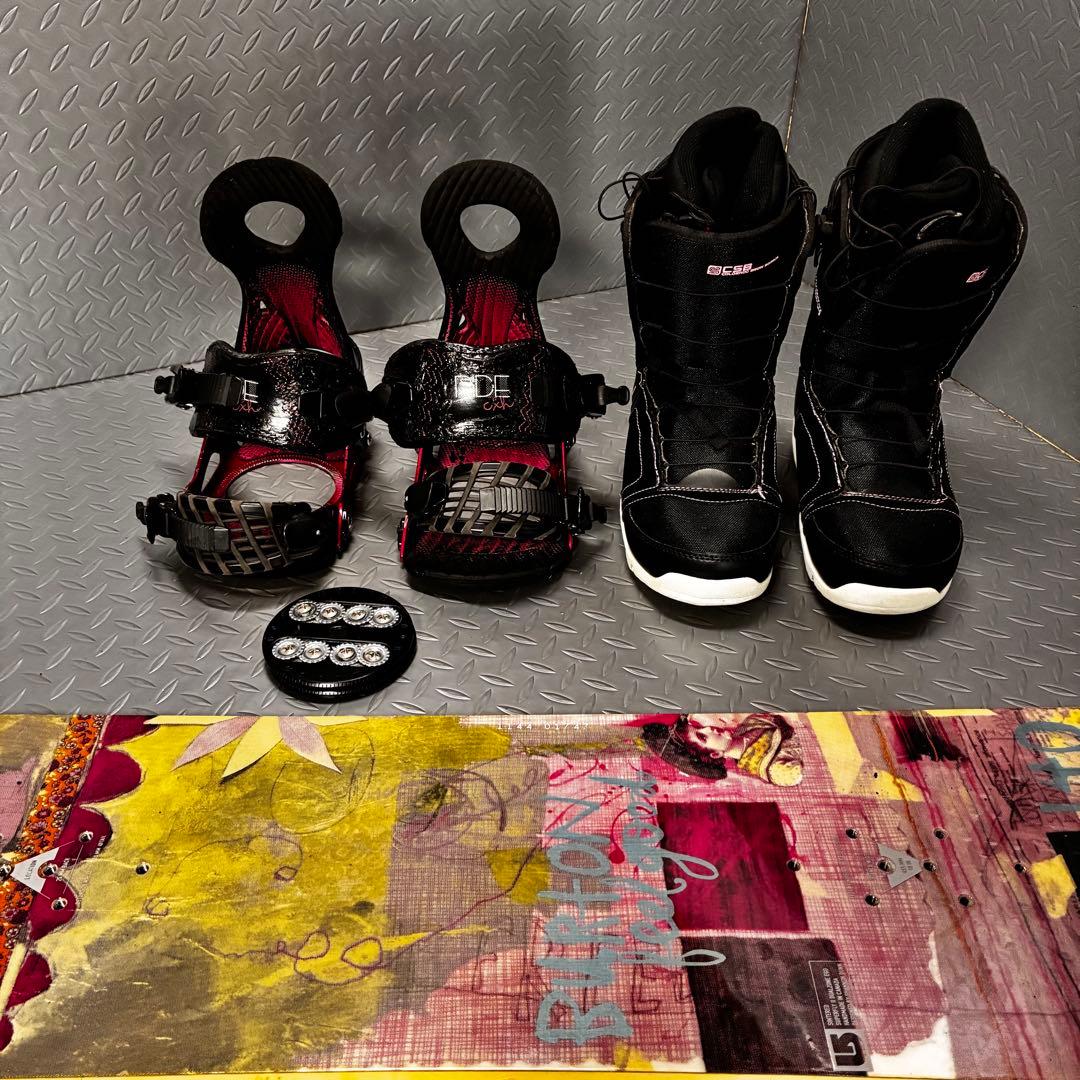 【レディース】バートン feelgood 140cm ブーツ付 ボード3点セット