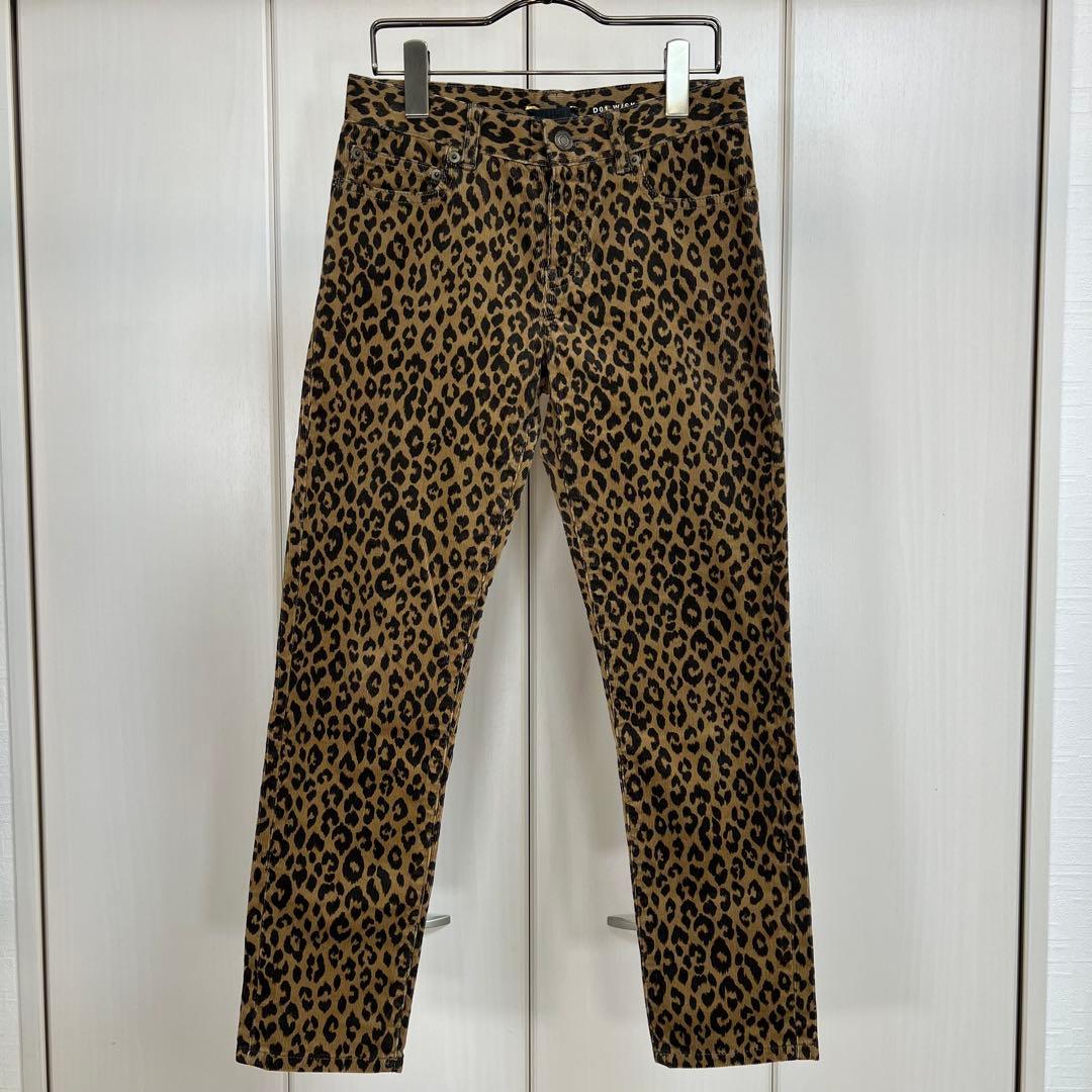 SAINT LAURENT PARIS 14AW レオパード コーデュロイパンツ