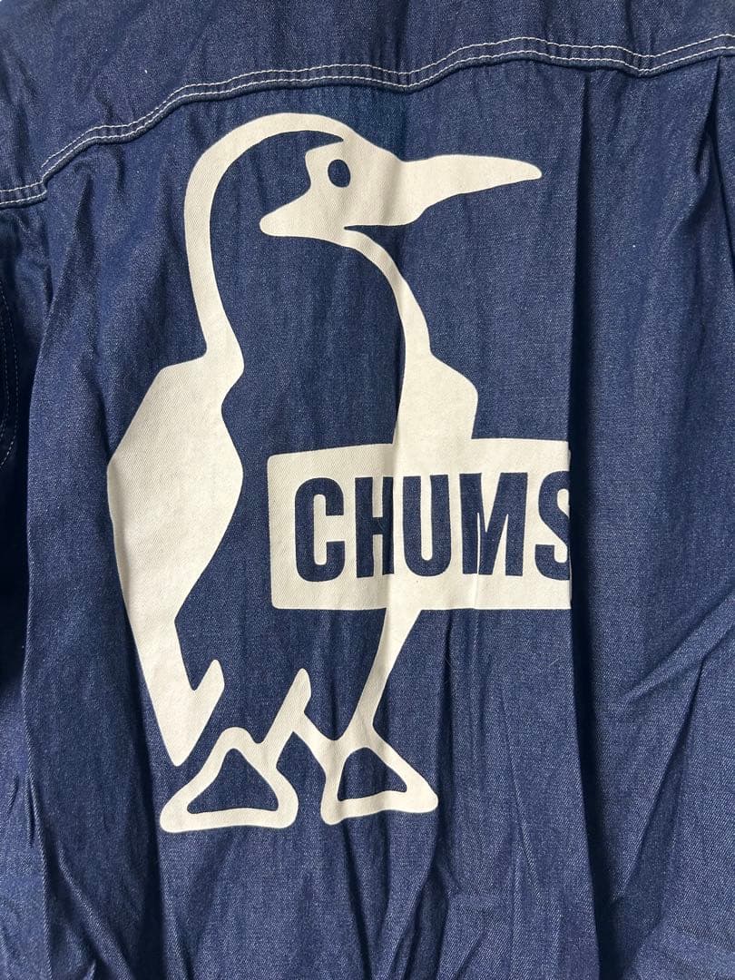 チャムス CHUMS メンズLサイズ デニム ツナギ