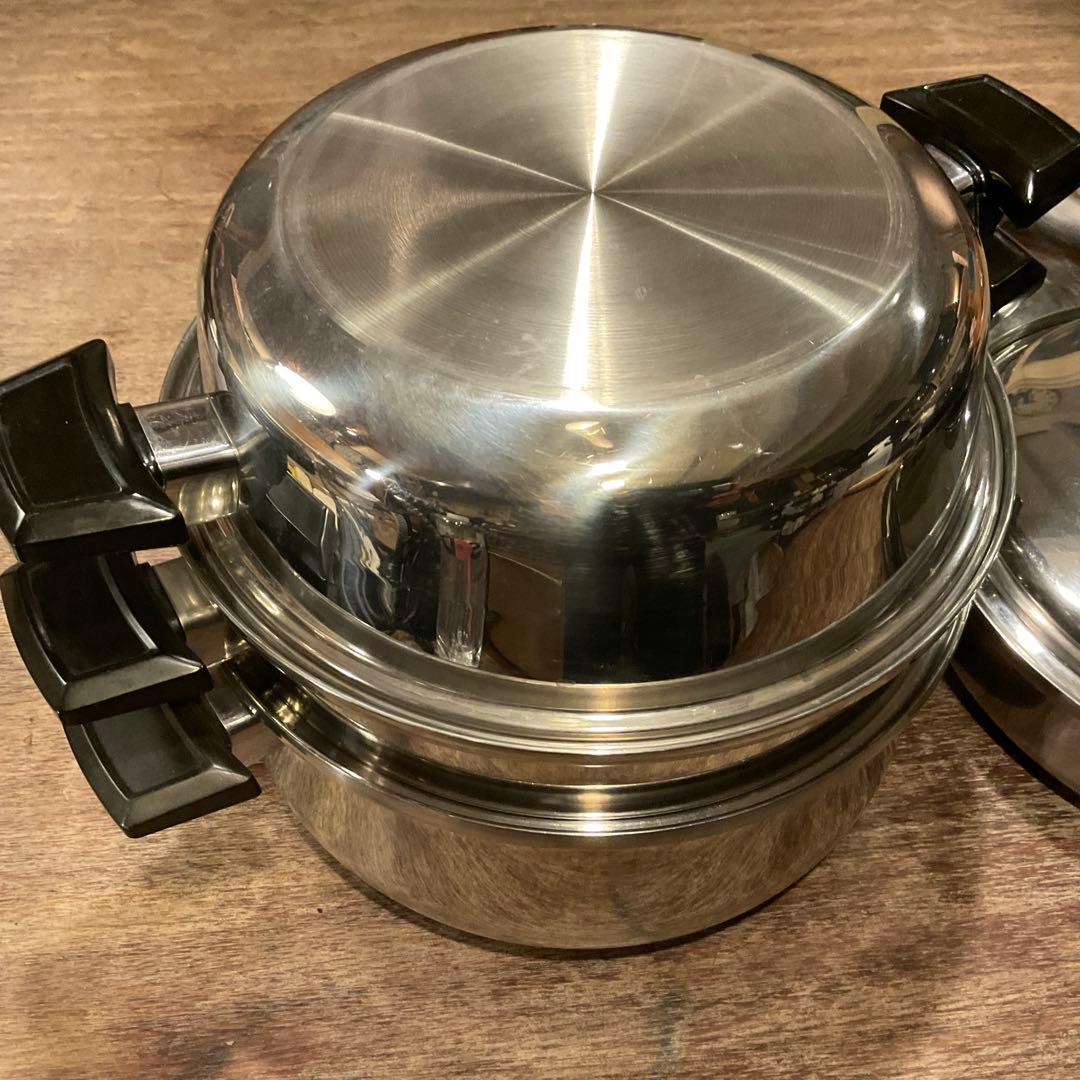 ロイヤルクイーン 6コート スチーマー 大 フライパン セット(IH対応)