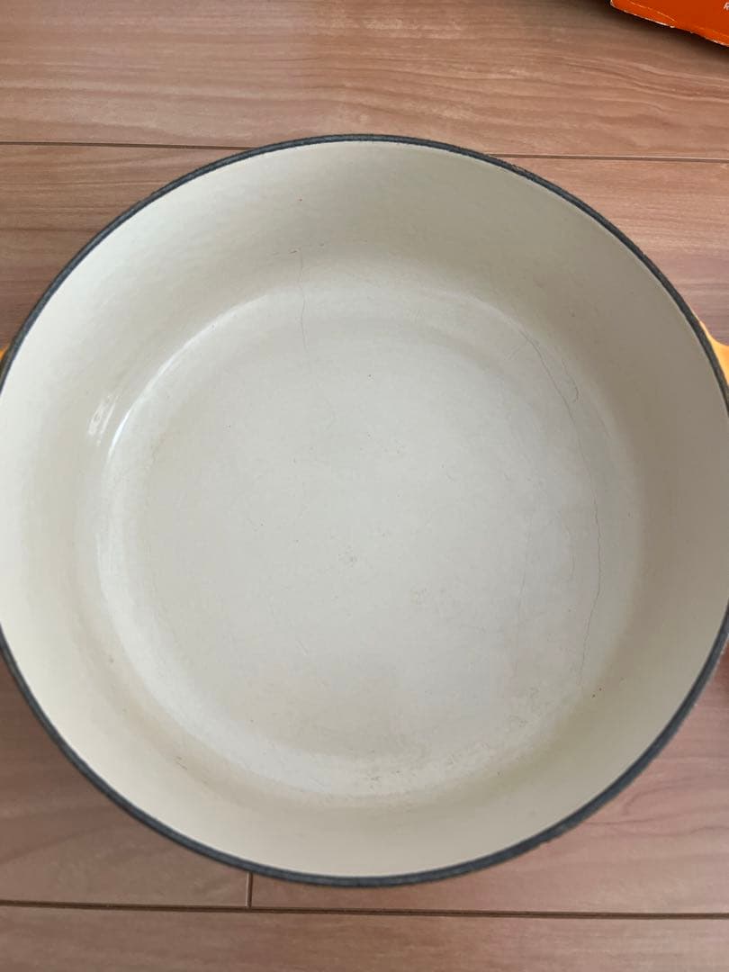 ル・クルーゼ ココット・ロンド 両手鍋 オレンジ 22cm
