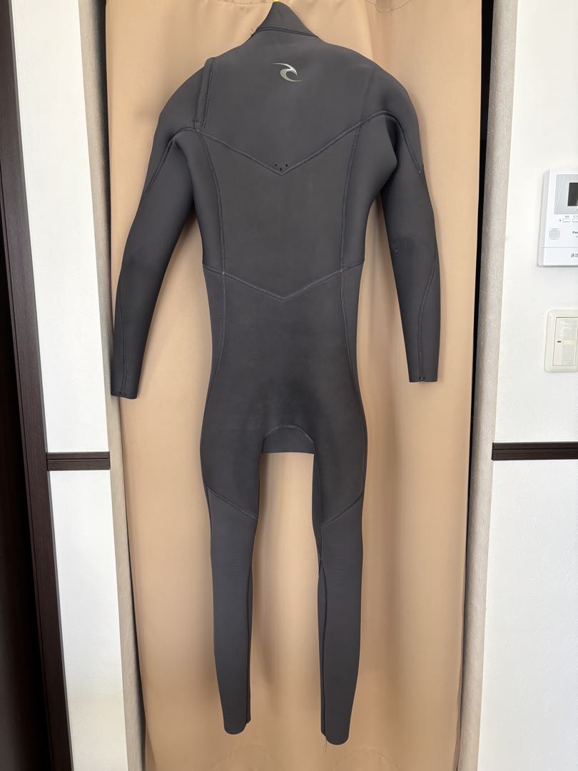 【状態良】RIP CURLウェットスーツ ジャーフル MS フロントジップ4/3