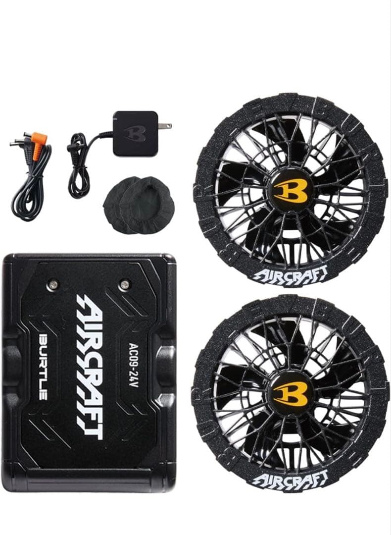 バートル2025年最新モデル エアークラフトファン&24Vバッテリーセット