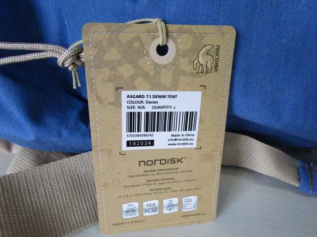 新品 ノルディスク アスガルド7.1 NORDISK デニム テント