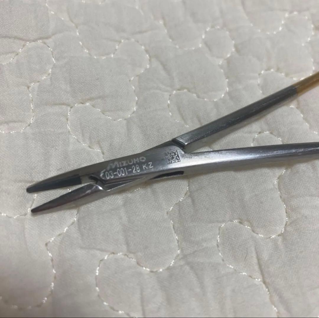 メーヨー　へガール型持針器　12cm 超硬チップ付