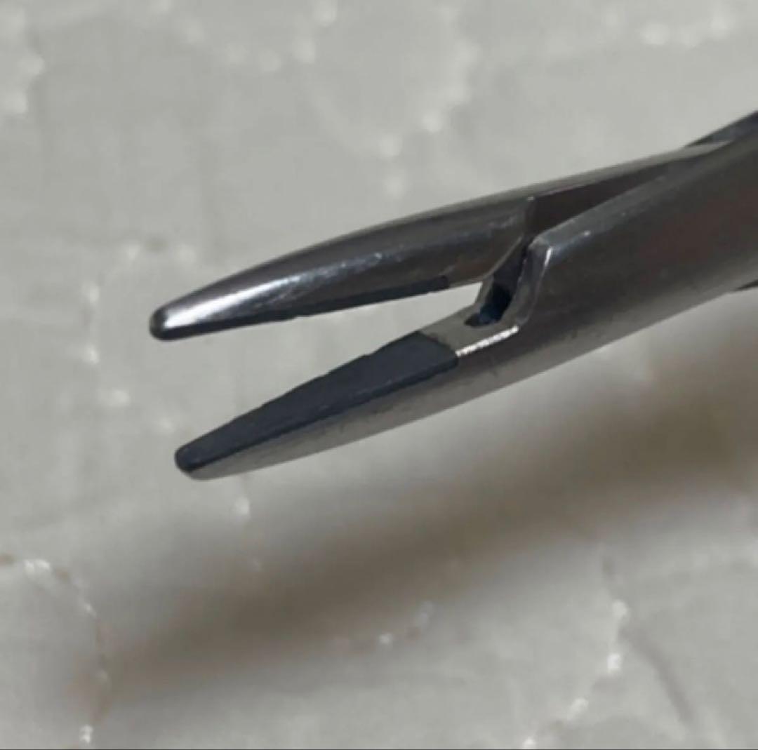 メーヨー　へガール型持針器　12cm 超硬チップ付