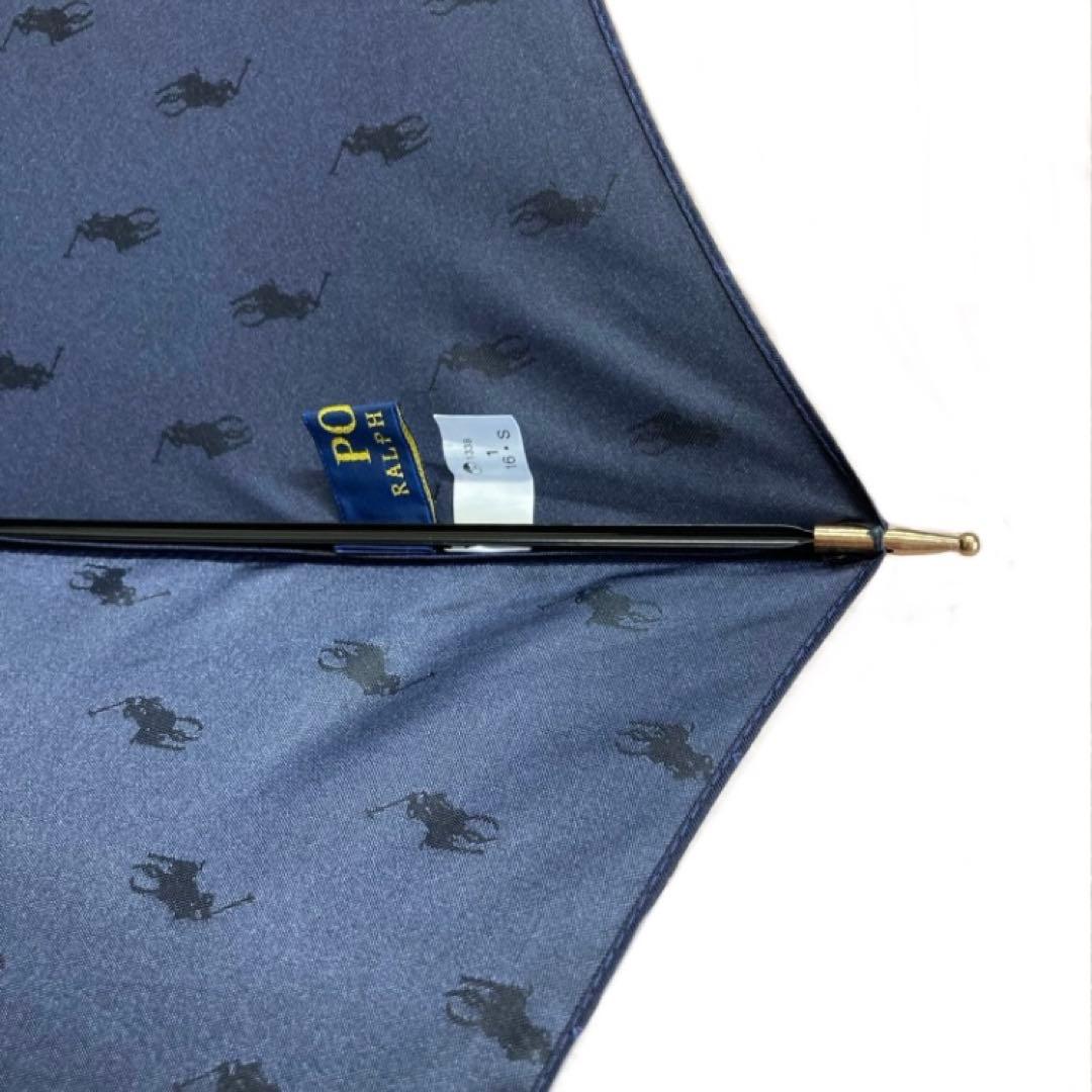 ポロラルフローレン長傘60cm濃紺UVタグ付き新品