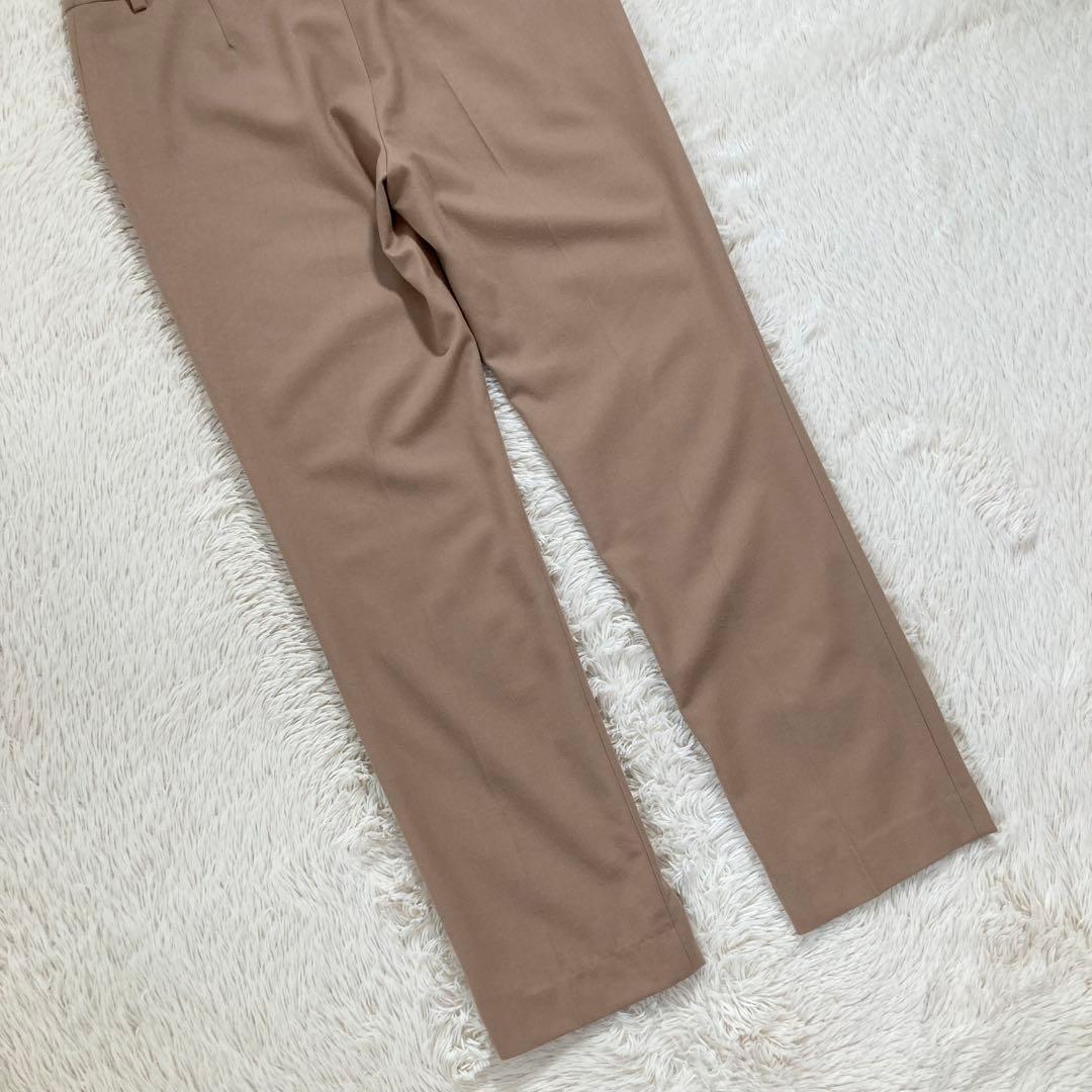 未使用に近い Theory セオリー クロップドパンツ ウール混 キャメル