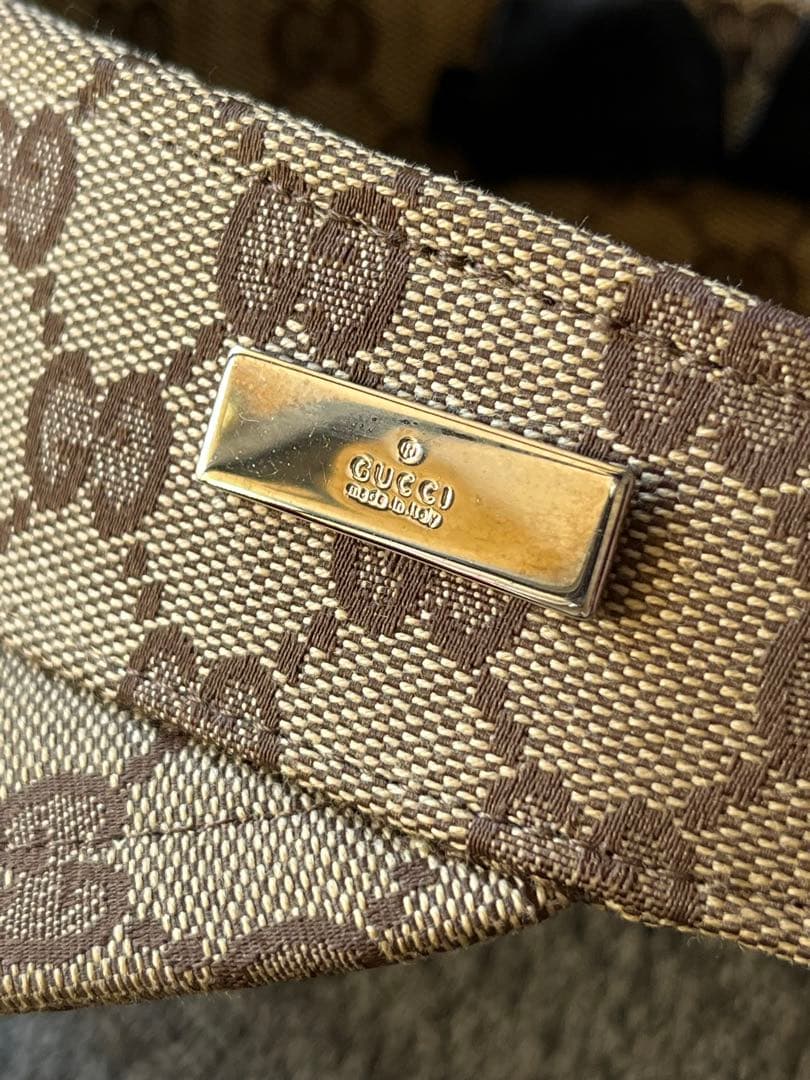 GUCCI GGパターン サンバイザー