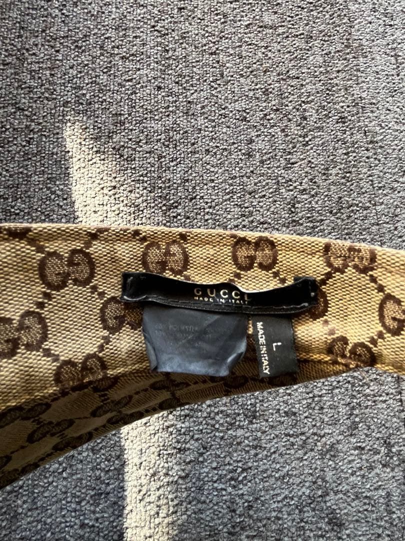 GUCCI GGパターン サンバイザー