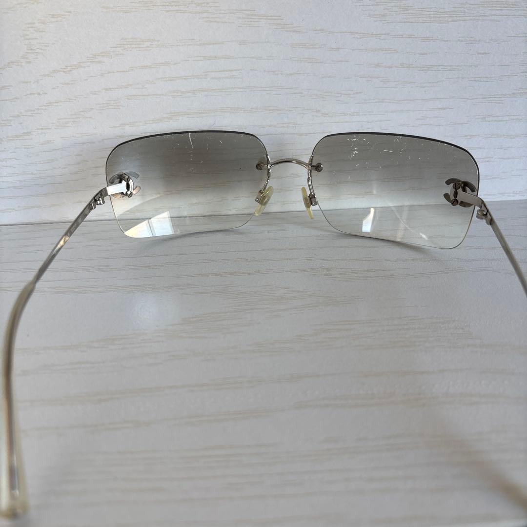 CHANEL サングラス　リムレス　4017-D ココマーク