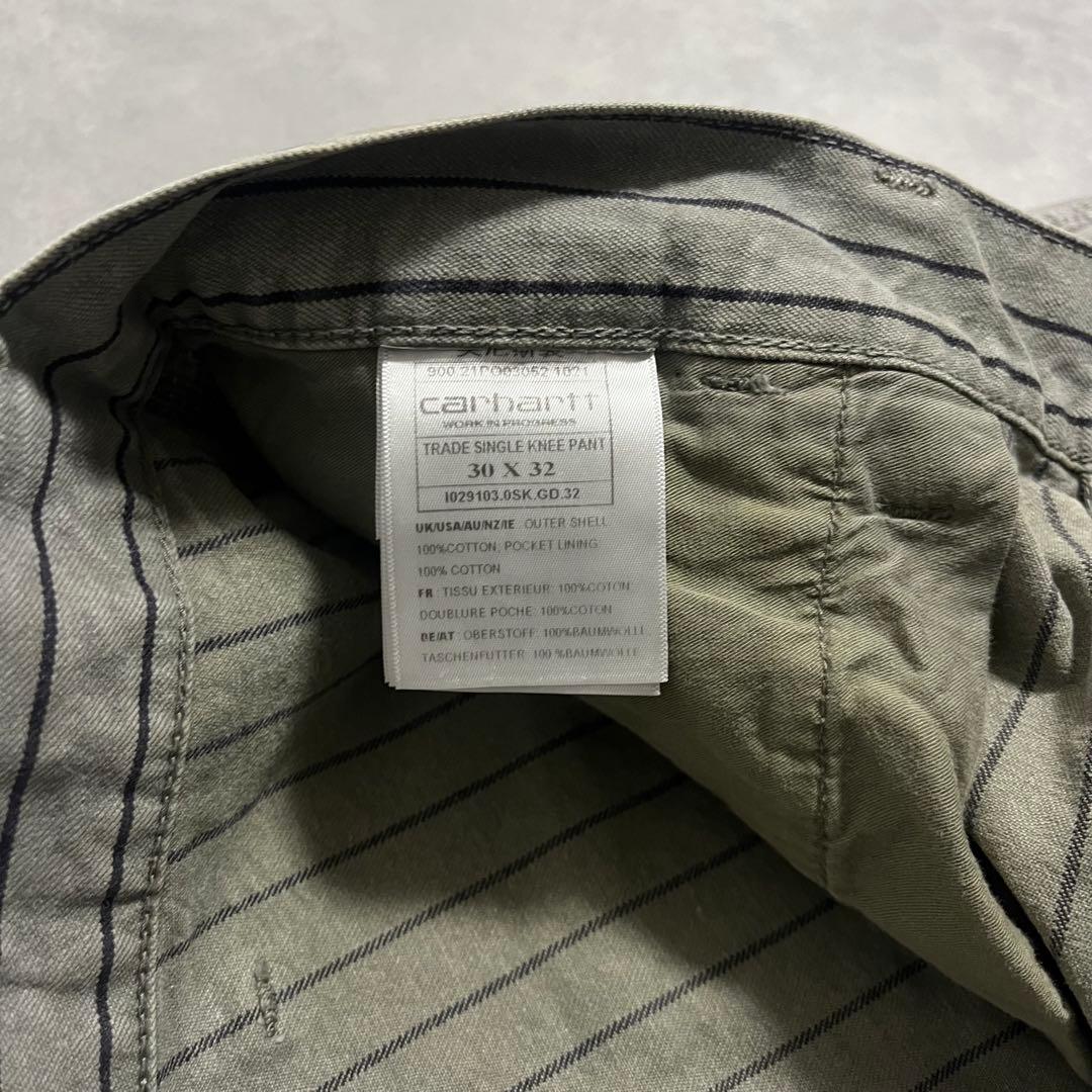 激レア　カーハート　Carhartt シングルニー　ストライプパンツ　ヒッコリー