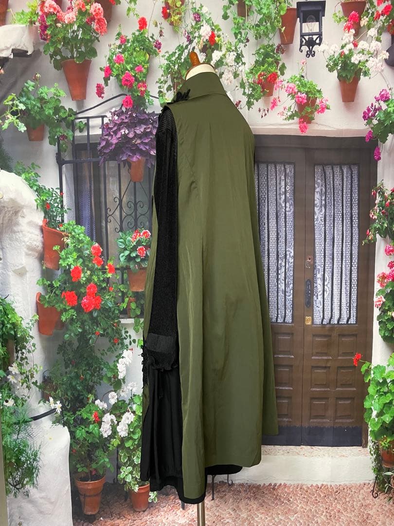 275新品BRILLANTE豪華お花レース付きストレッチロングベスト