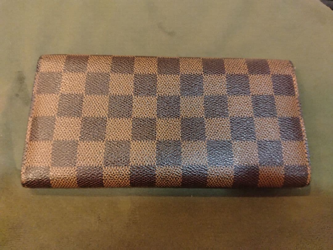 美品✨️ルイヴィトン　ダミエ　エベヌ　サラ　カード10枚　長財布　折り財布