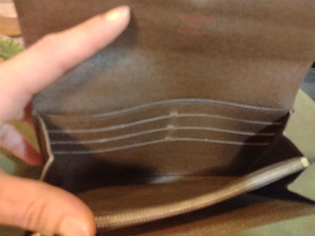 美品✨️ルイヴィトン　ダミエ　エベヌ　サラ　カード10枚　長財布　折り財布