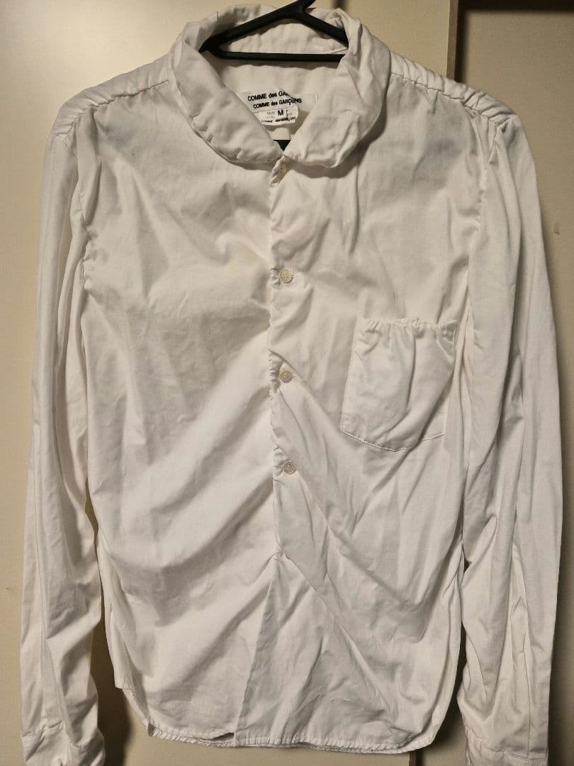 COMME des GARÇONS ホワイト長袖シャツ M