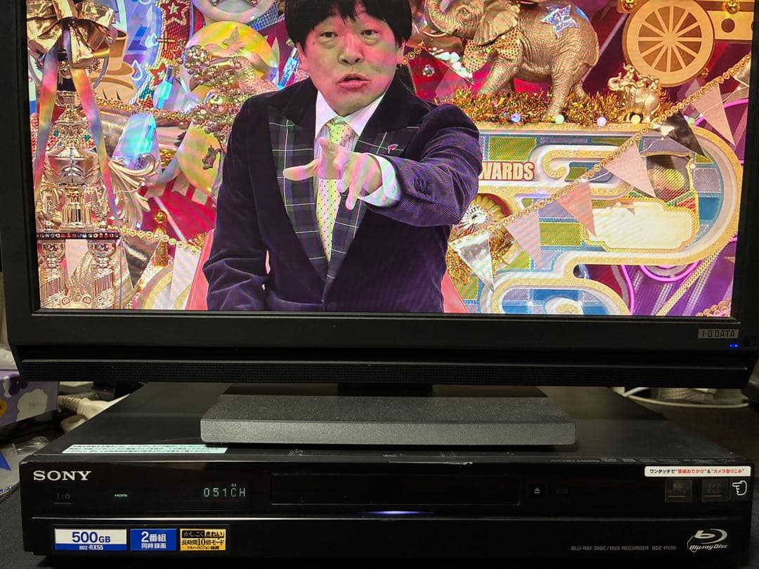 送料込み‼️2TBに増量‼️2番組録画SONYブルーレイレコーダー BDZ-RX55