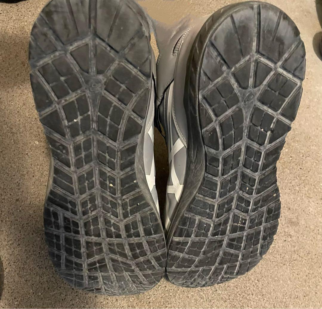 asics JSAA A グレー 安全靴　28㎝