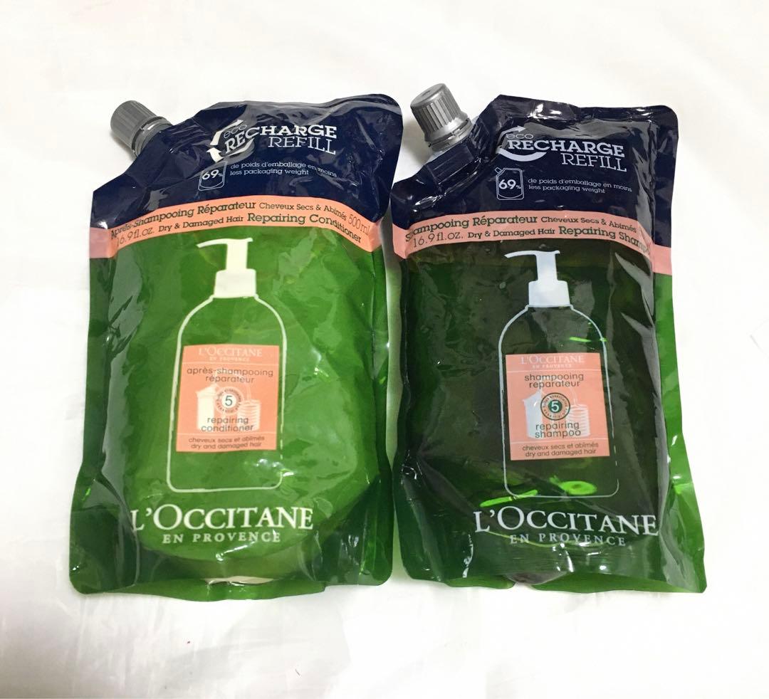 ロクシタン ファイブハーブスRシャンプー コンディショナー つめかえ用