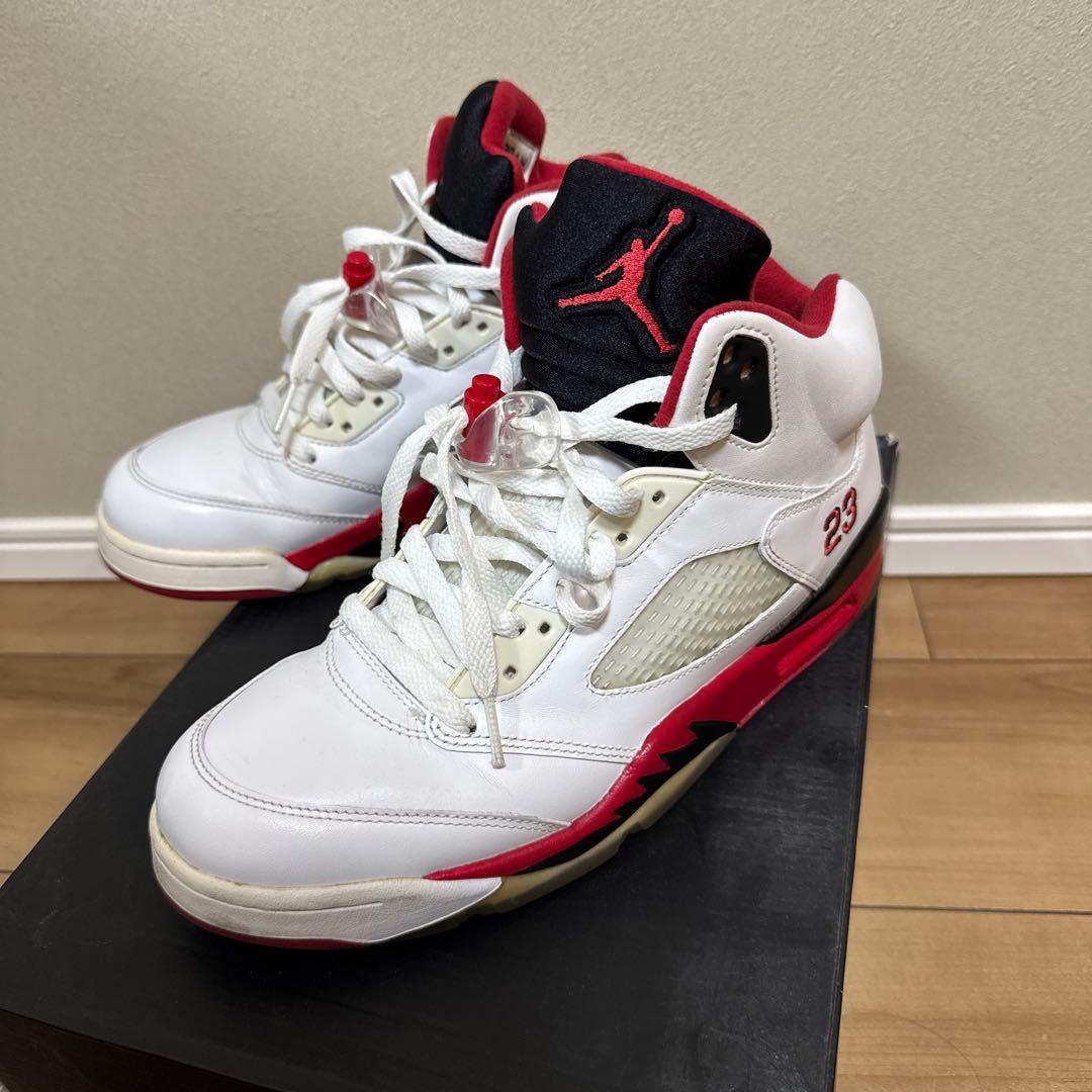 AIR JORDAN5 エアジョーダン5 ファイヤーレッド ブラックタン　美品